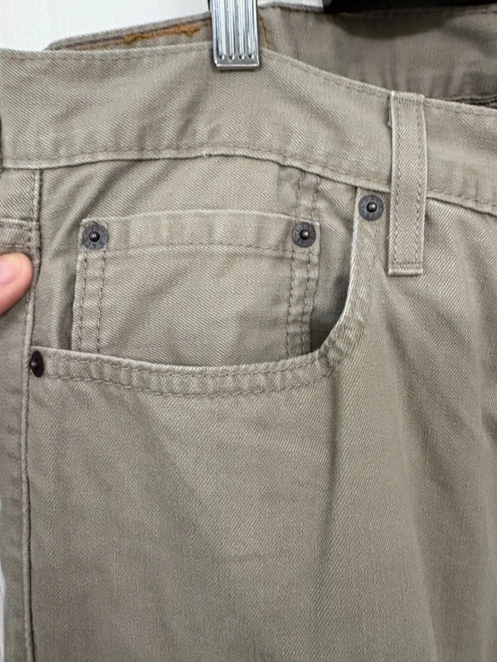 🛍️ Levi’s 559 Relaxed Straight Fit Tan Khaki Denim Jeans W33 L34